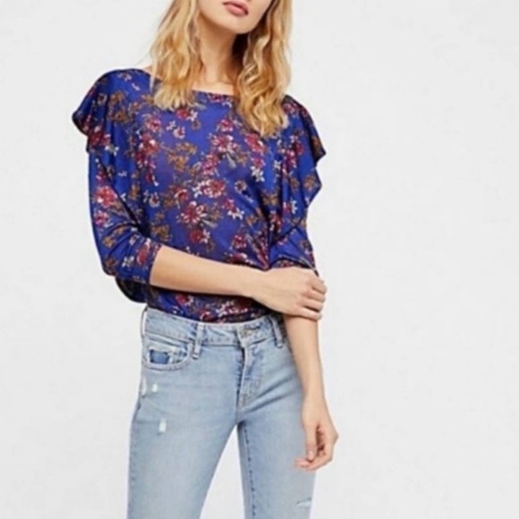 Free People Dock Street Knit Blouse - Picture 1 of 16